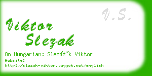 viktor slezak business card